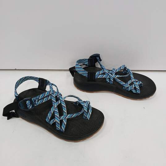 Chaco Blue Strappy Style Sandals Size 7W image number 4
