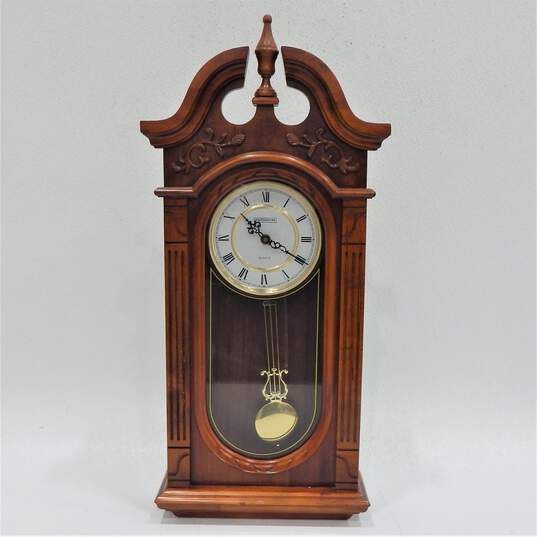 Westminster Tiara ll Pendulum Quartz Wall Clock 30.25" TESTED image number 1