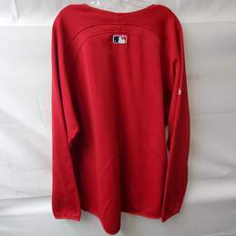 Majestic Athletic Red Sweatshirt Activewear Size 2XL alternative image