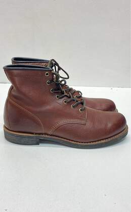 Frye Leather Arkansas Mid Lace Boots Redwood 10.5