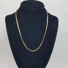 13k Gold Unique Link Chain Necklace 6.8g