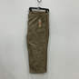 NWT Men Khaki Flat Front Straight Leg 5-Pocket Design Chino Pants 58/30 image number 2