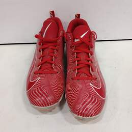 Men's Red Nike Cleats Size 12