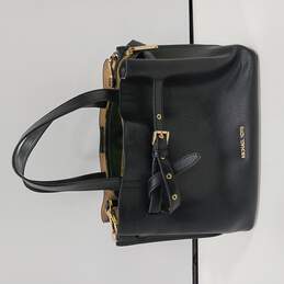 Michael Kors Black Leather Pebble Shoulder Bag