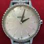 Nixon 36mm Case MOP Dial with Crystal Bezel to Stainless Steel Bracelet Quartz Watch image number 2