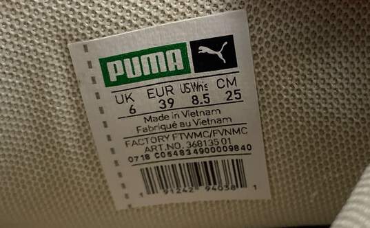 Puma California White Casual Sneakers Women's Size 8.5 image number 8