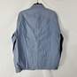 Armani Exchange Men Blue Long-Sleeved Button Up Shirt sz L image number 2
