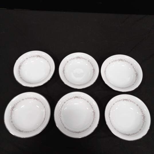 Bundle of 6 Noritake Rosepoint Dessert Bowls image number 2