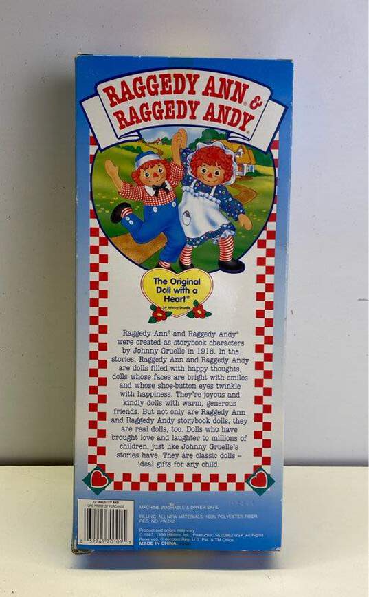 Raggedy Ann The Original Doll With A Heart By Johnny Gruelle 1996 Hasbro NIB image number 4