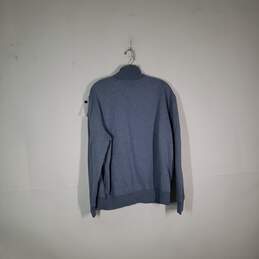 Mens Mock Neck Long Sleeve Quarter-Zip Pullover Sweater Size Large alternative image
