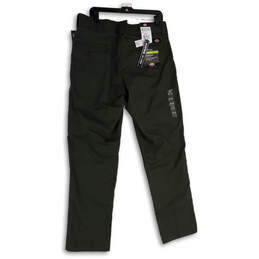 NWT Mens Green Slash Pocket Slim Fit Tapered Leg Chino Pants Size 36X32 alternative image