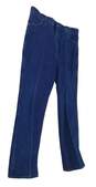 Mens Blue Medium Wash Pockets Straight Leg Casual Denim Jeans Size 36x30 image number 3