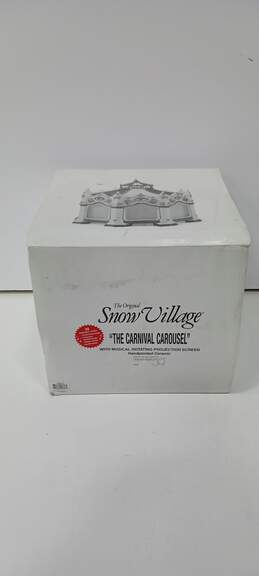 The Original Snow Village The Carnival Carousel w/Styrofoam