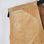 Men's Brown Suede Leather Vest SZ XL image number 2