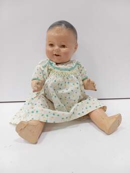 Vintage, Composition  Doll with 2 Front Teeth