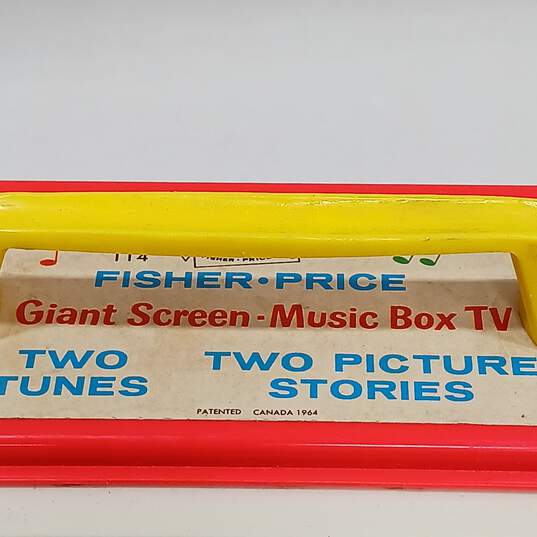 Vintage Fisher Price Giant Screen Music Box TV image number 4