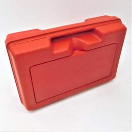 Vintage Lego InterLego Red Plastic Storage Container Carrying Case