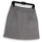 Womens White Black Printed Slash Pocket Flat Front Short A-Line Skirt Sz 6 image number 2