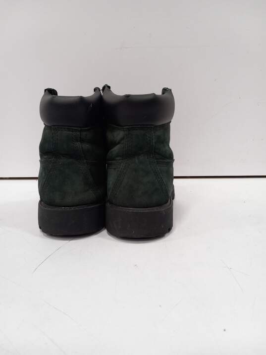 Women's Dark Green Hiking Boots Size 5 image number 4