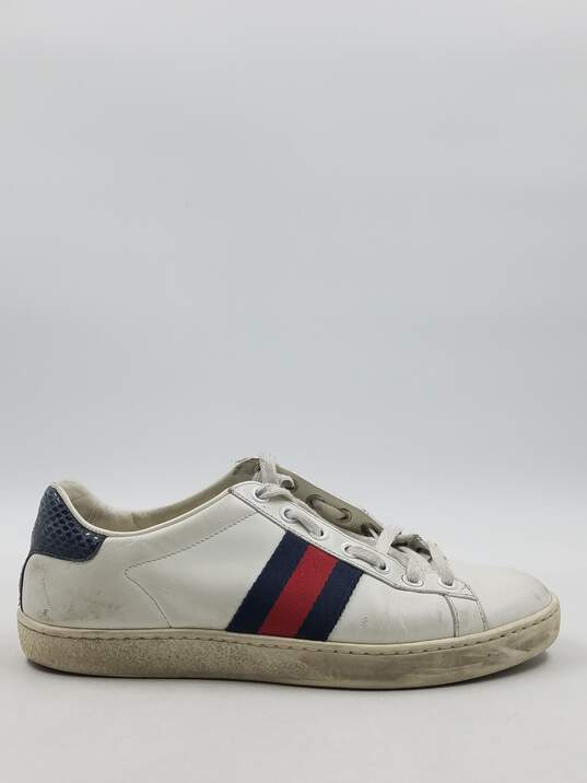 Authentic Gucci Navy Ace Sneaker W 6.5 image number 1