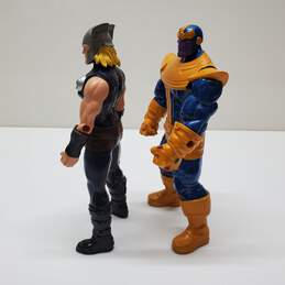 Lot of 2 Marvel Thor + Thanos Action Figure alternative image