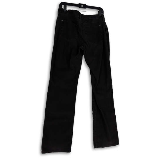 Womens Black Denim Dark Wash Pockets Stretch Straight Leg Jeans Size 6 image number 2