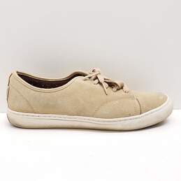 Vans Men's Beige Leather Sneakers Size 11