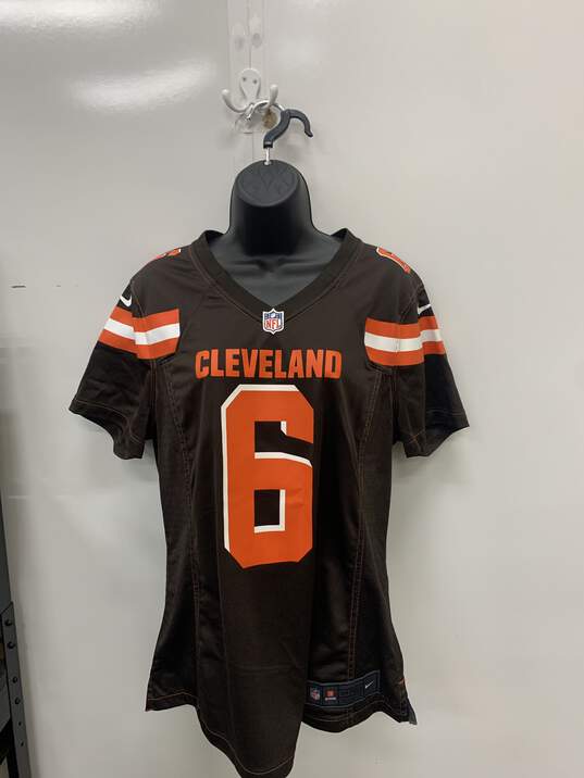 Women's SZ XL NFL Cleveland Browns Mayfield Jersey image number 1