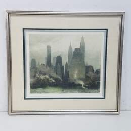 Luigi Kasimir-  New York Fog and Mist Vintage Artwork