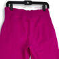 Womens Purple Elastic Waist Drawstring Tapered Leg Jogger Pants Size S/P image number 4