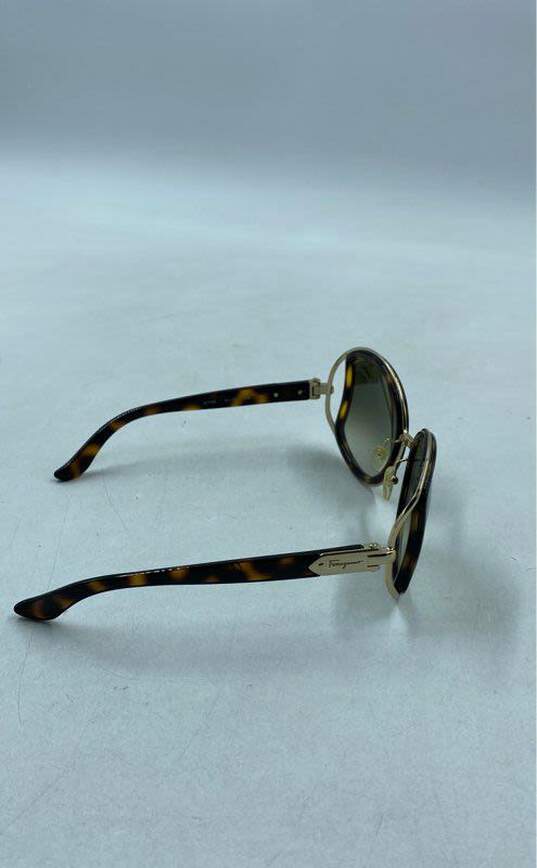 Salvatore Ferragamo Brown Sunglasses - Size One Size image number 5