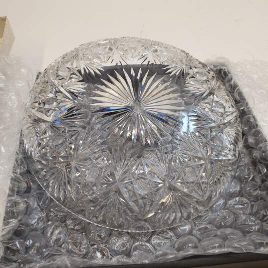 Voss KAMEI GLASS Japan  Cut Crystal Glass Serving Plater image number 3