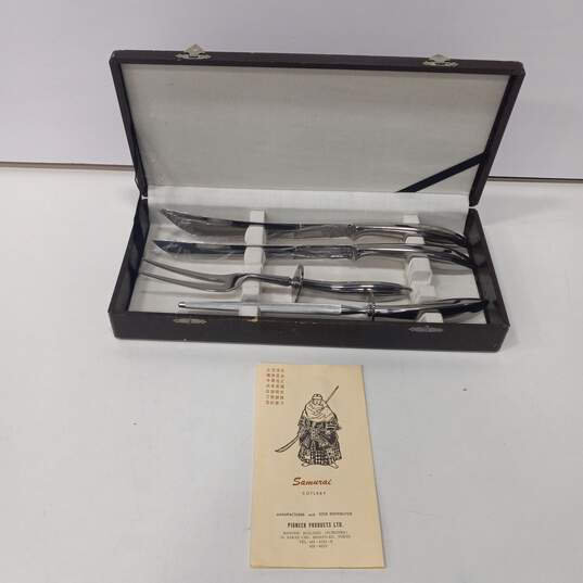 Samurai Cutlery 4pc Set in Box image number 1