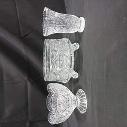 Bundle of 3 Crystal Dishes