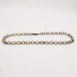 Sterling Silver Rolo Chain 11" Anklet 17.6g alternative image