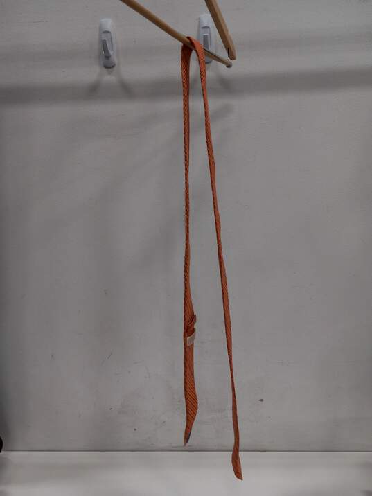 Men's Orange Michael Kors Tie image number 2