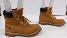 Timberland Lace-Up Leather Boots Size 8M