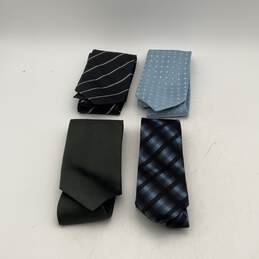 Bundle Of 4 Giorgio Armani Mens Multicolor Printed Adjustable Designer Necktie