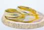 Elegant 14K Yellow Gold Hoop Earrings 6.4g image number 1