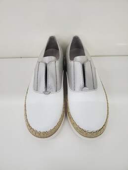 women Inking Pot Dress Shoes Slip On (silver) Size-35 US Sz-5 used