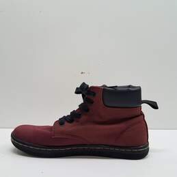 Dr. Marten's Canvas High Top Sneakers Red 8 alternative image