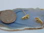 14K Yellow Gold Flip Flop Earrings 1.5g image number 5