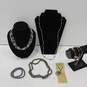 Dark Earth Tones Costume Jewelry Collection Assorted 8pc Lot image number 1