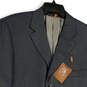 NWT Mens Gray Notch Lapel Long Sleeve Flap Pocket Three Button Blazer 40 S image number 3
