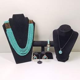 Cool Caribbean Tones Costume Jewelry Collection