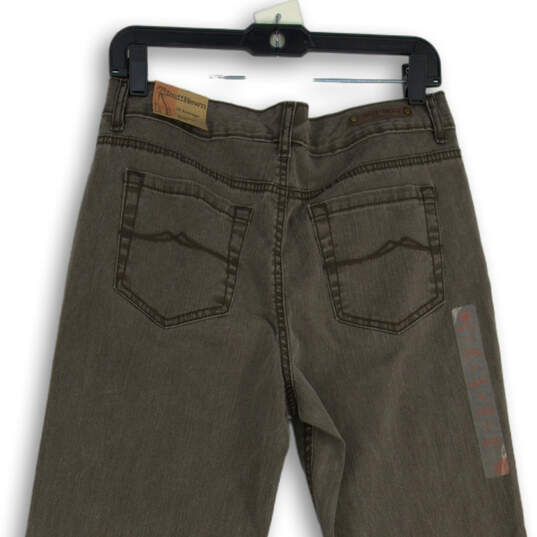 NWT Women's Gray Denim 5-Pocket Design Classic Bootcut Leg Jeans Size 10 image number 4