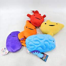 I Heart Guts Educational Biology Plush Stuffed Toys Brain Stomach Kidney Heart