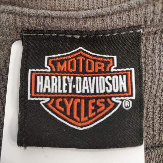 Harley Davidson Men Grey Long Sleeve XXL image number 4