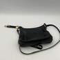Michael Kors Womens Black Gold Leather Adjustable Strap Crossbody Bag Purse image number 7