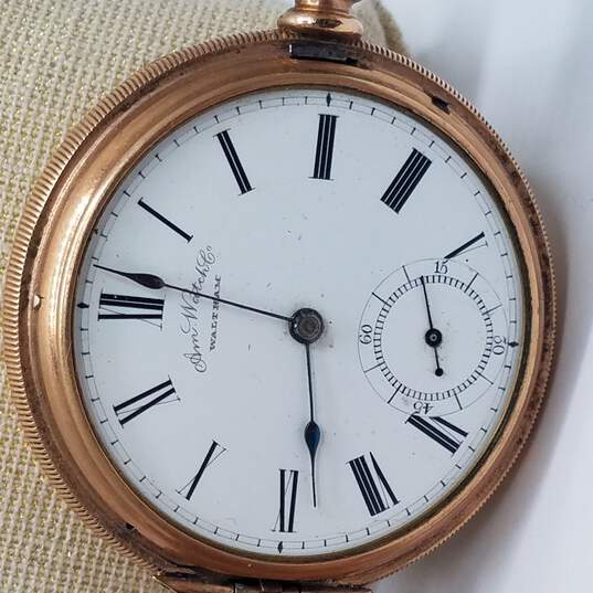 Waltham American Watch Co. Mvmt. 3224792 Model 1884 Antique From 1887 Gold Filled 14s Double Hunter Pocket Watch image number 5